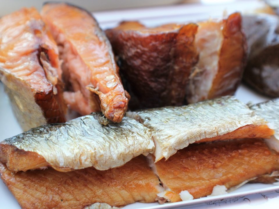 geräucherter Fisch